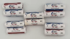 2022 P&D American Women 10 US Mint Roll Uncirculated Quarter Business Strike Set