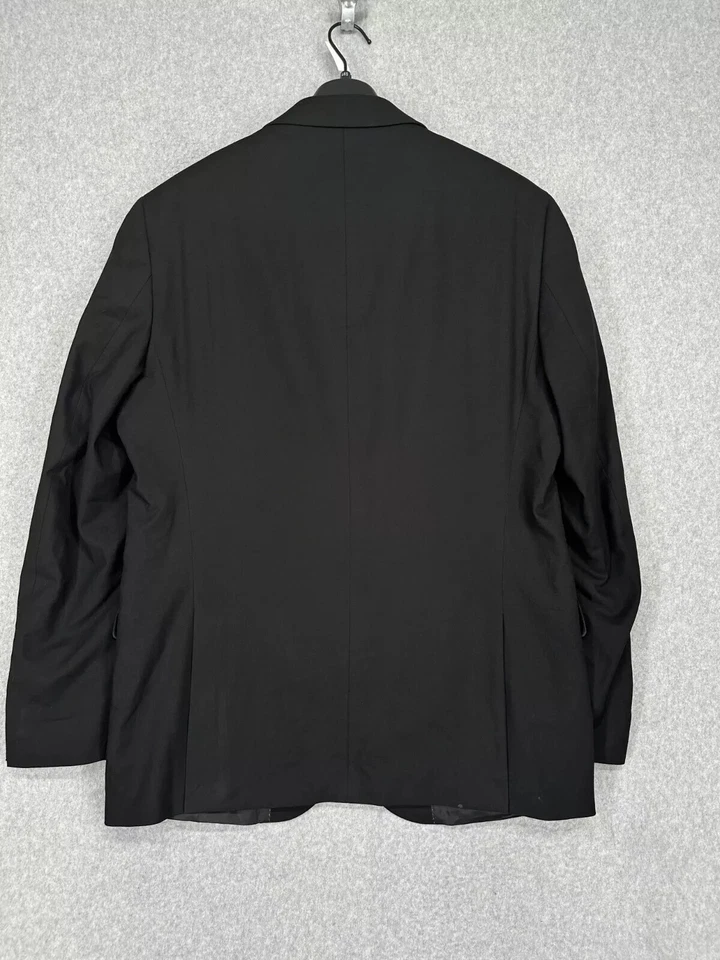 Kenneth Cole Reaction Suit Mens Size 46R 40x30 Black Slim Fit Ready Flex 2-Piece - Image 3 of 4