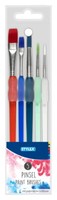 5 Schulmalpinsel / GrößE Rundpinsel Je 1X: 2-6-8 + GrößE Flachpinsel Je 1X 8-12