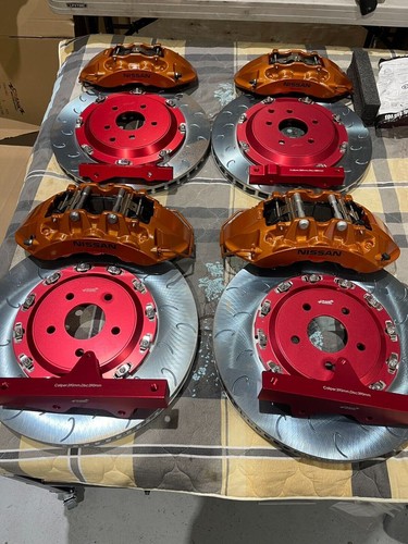 R35 GTR brake kit to suit Skyline R32 R33 R34 - Cross Drilled Discs - Picture 12 of 22