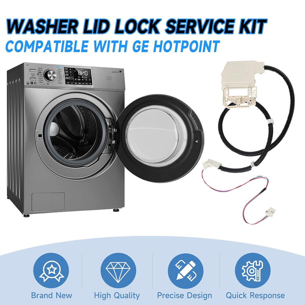 For GE Washing Machine WH08X37938 Door Lid Switch Kit WH08X32697