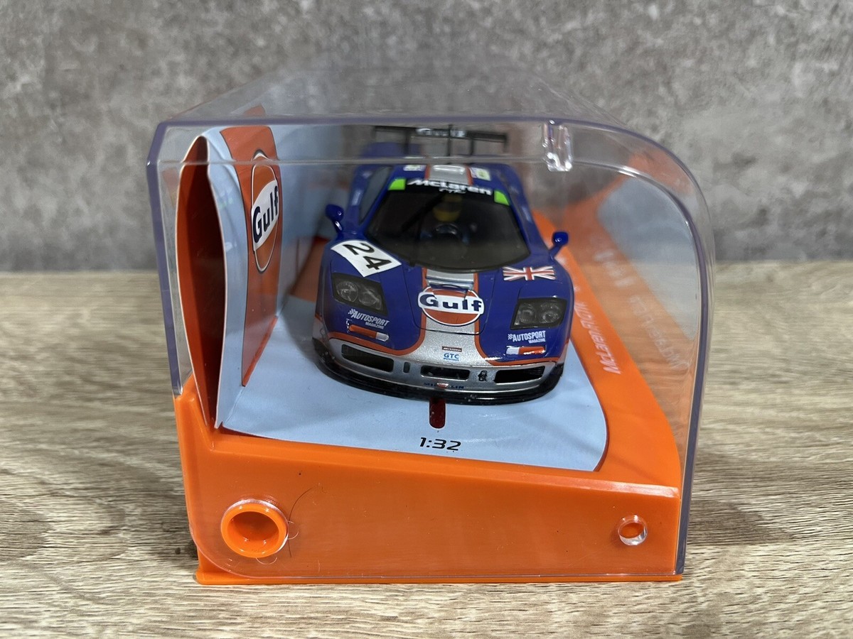 NEW Very RARE SLOT CAR SCALEXTRIC Gulf McLaren F1 GTR #24 1/32 F/S