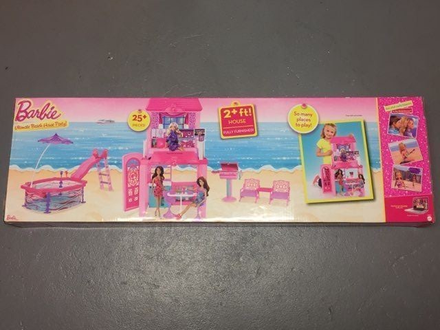 barbie beach house with pool
