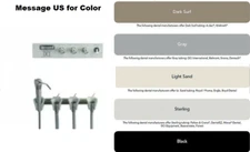 DCI Dental 3 Handpiece & Syringe Panel Flush Mount Manual Control Delivery Unit 