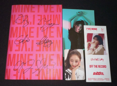 IVE OFFICIAL AUTOGRAPH SIGNED I'VE MINE ALBUM | eBay