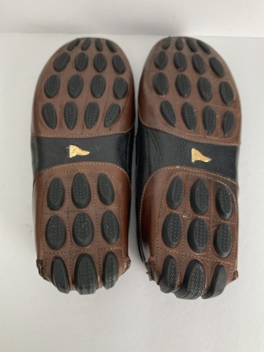 SPERRY Gold Cup Driving Shoes Slip-ons Loafers Black Brown Men's 9 M preowned - Picture 11 of 16