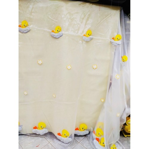 Tenda Drappeggiata In Organza Trasparente, Tessuto Da Sposa, 150 Cm, Organza Al Metro - Italia - Foto 5