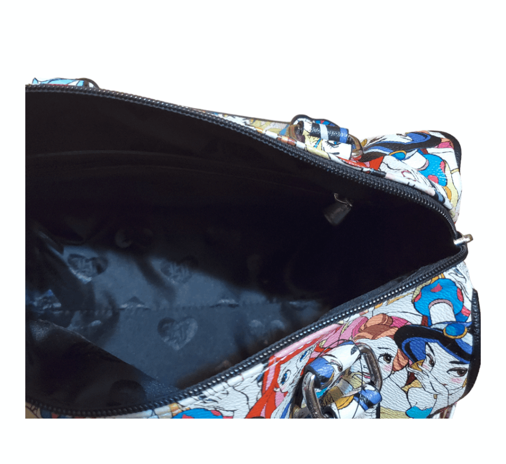 Loungefly Disney Princess OG HEART LOGO barrel crossbody bag  display picture 3