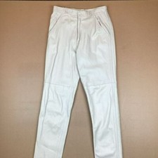 Vintage 80 s Suzelle 100 Leather Pant Tan Made in Kong Womens Medium