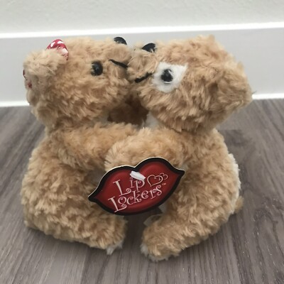 Dan Dee Lip Lockers Bear Plush Stuffed Animal Collectible Toy 5'' Lover Valentine
