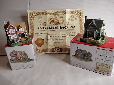 VTG Lot Of Two 1999 Liberty Fall Collection AH182 Hillside Farm & AH183...