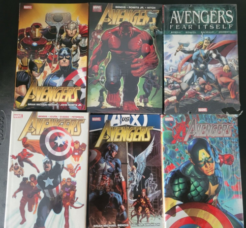 THE AVENGERS Book 1 2 3 4 5 + FEAR ITSELF TPB/HARDCOVER BOOKS MARVEL COMICS NEW! - Picture 1 of 7