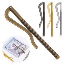 Spring Slim Money Clip Holder Cash Notes Stainless Steel Stylish Wallet Gift