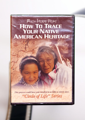How to Trace Your Native American Heritage DVD (Factory Sealed)