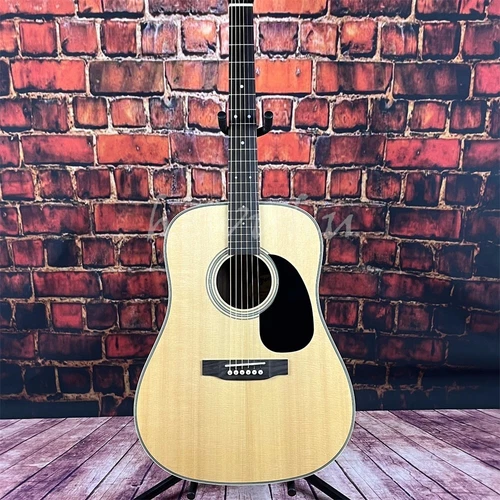 Custom D type 28 acoustic guitar solid spruce top 41-inch in stock ship quick