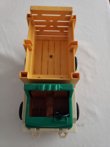 17 ⚜ Ancien Véhicule Camion Cowboy Rodeo Rig Fisher Price Réf: 330