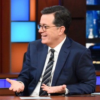 STEPHEN COLBERT'S NECKTIE worn on Ep. #445 of THE LATE SHOW AUTOGRAPHED