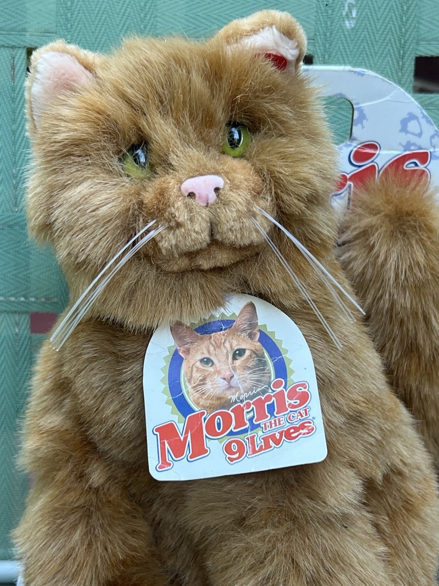 2000 MORRIS THE CAT HJ HEINZ 9Lives STUFFED Animal Toy NEW IN BOX
