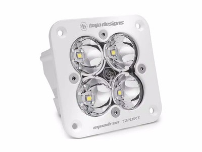 Baja Designs 55-51006WT White Squadron Sport Flush Mount LED Flood,1 Pack
