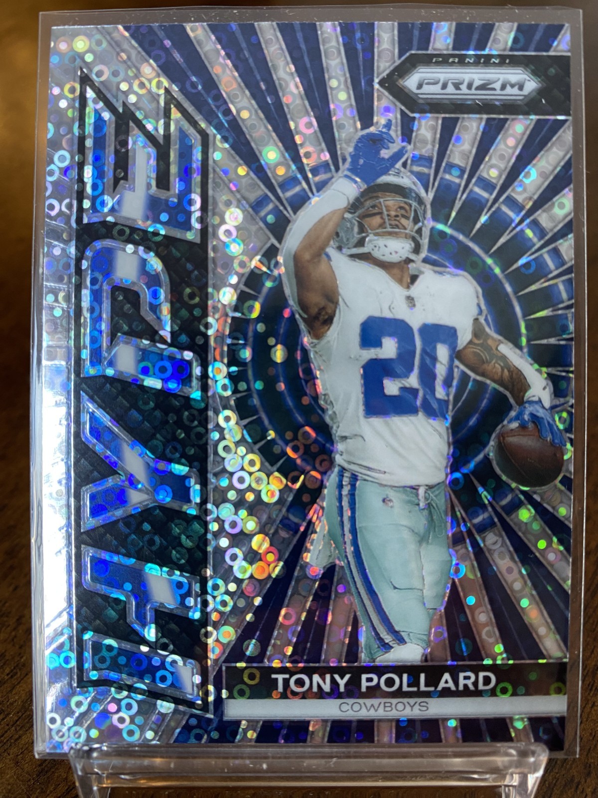 2023 Panini Prizm Tony Pollard HYPE NO HUDDLE Prizm #H-11 Cowboys