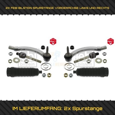 2X FEBI BILSTEIN SPURSTANGE VORDERACHSE LINKS + RECHTS FÜR VOLVO