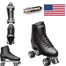 Durable Black Quad Skate Size 11 Lightweight Design for Easy Maneuvering