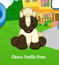 Webkinz Choco Vanilla Pony Virtual Pet Adoption Code Only Messaged Webkinz Pony