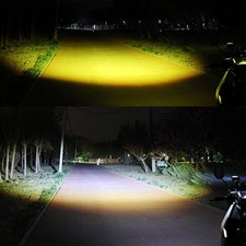 LED Spotlight Headlight for Electric Vehicles 12V Yellow and White Light
