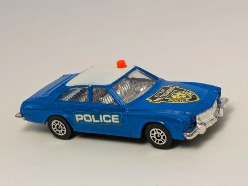 Vintage Corgi Juniors #17 Superman Metropolis Police Car Buick Regal Blue 1/64