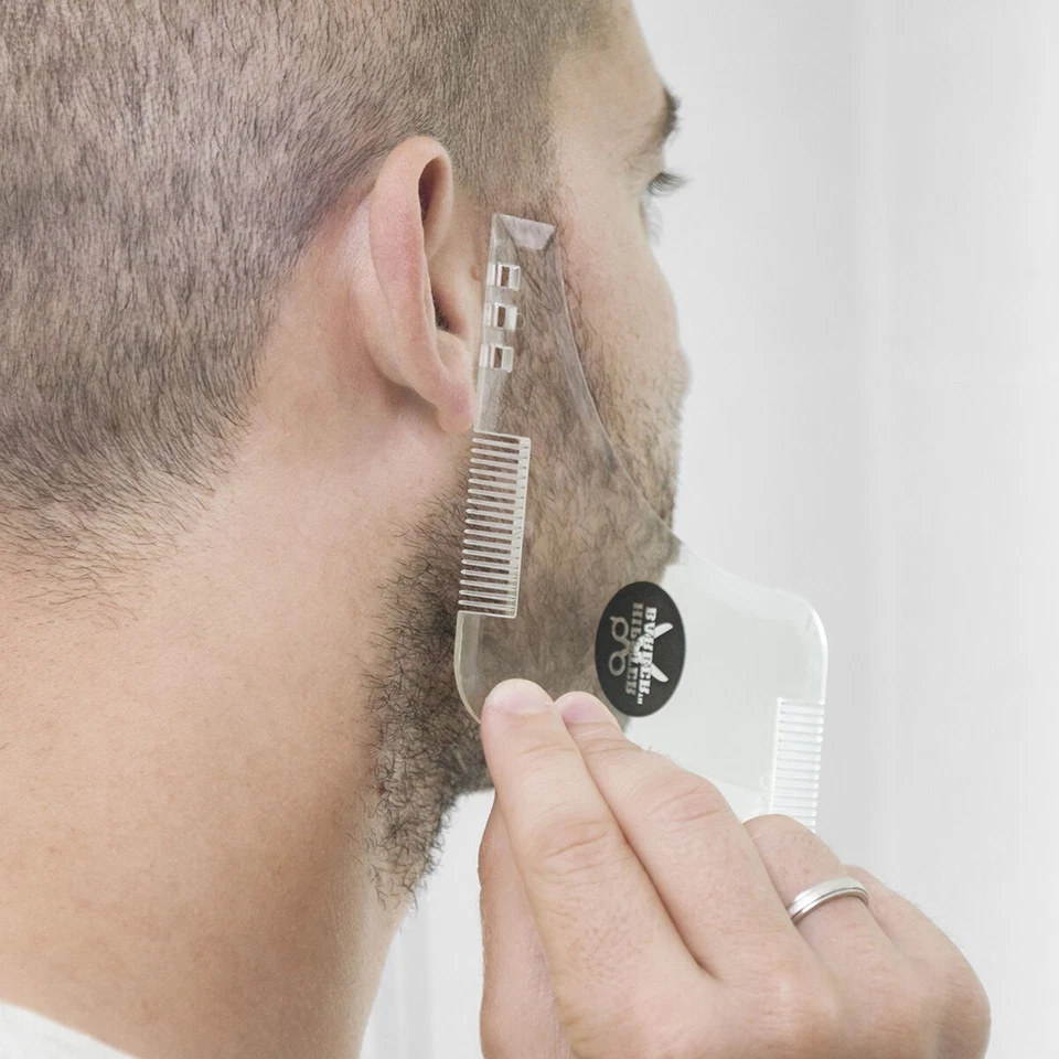 Plantilla para Afeitado de Barba Hipster Barber InnovaGoods - Imagen 4 de 4