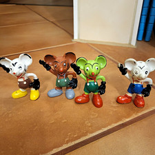4 DDR Vintage Figuren Nachahmung Micky Maus, PGH Effelder Maus