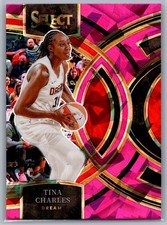2024 Panini Select WNBA TINA CHARLES Pink Ice Prizm Premier #107 Dream