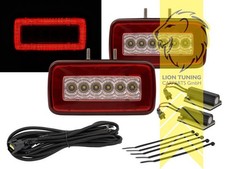 LED Nebelschlussleuchte f&uuml;r Mercedes Benz G Klasse W463 rot weiss