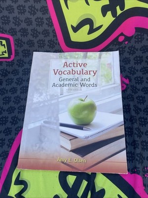 Active Vocabulary by Amy E. Olsen (2012, Trade Paperback)
