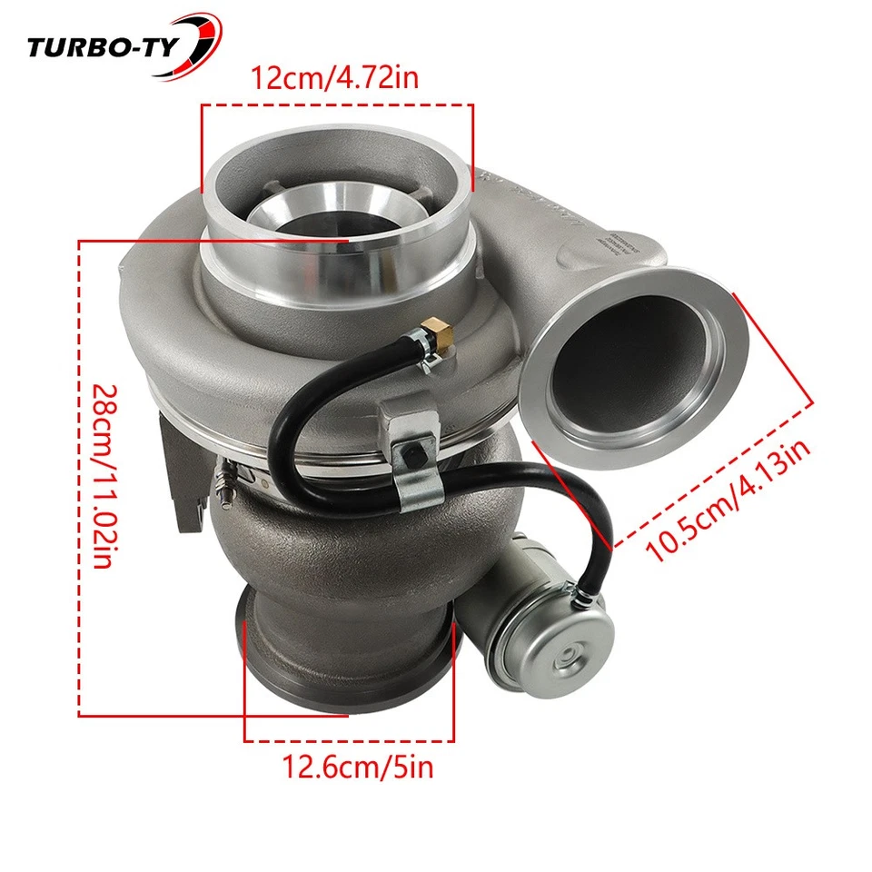 Fit For GMC C7500 Topkick L6 1997 1998-2005 2006 23528062 Turbocharger 23528064 - Image 2 of 4