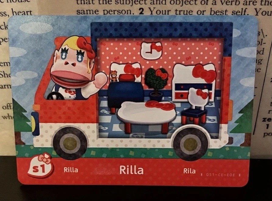 Лот из 6 карт Nintendo amiibo Animal Crossing Sanrio Hello Kitty Collaboration Pack - Изображение 2 из 4