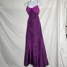 Vintage y2k 90s mermaid fairy whismical purple prom formal dress