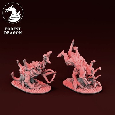 Forest Dragon - Despoilers Corrupted Beasts (10mm Epic Scale Fantasy Miniatures)