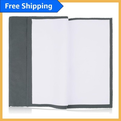 Double Layer Grey Polishing Cloth Set: Luxurious Care for Gold & Silver Jewelry