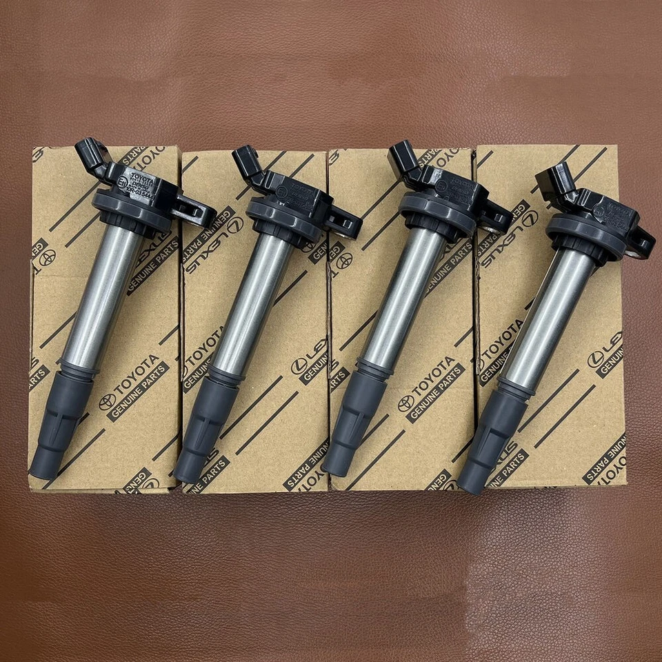 Denso 90919-02258 Ignition Coils Spark Plugs kit For Toyota Corolla Prius OEM - Image 4 of 4