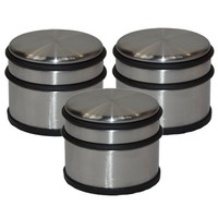 3X TüRhalter TüRfeststeller TüRstopper Set Mit 2 Gummiringen 90Mm 1,1Kg