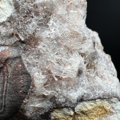 714gr New Discovery Multi mix Geodes Filled Crystalline Quartz Silicified Tuff - Picture 12 of 24