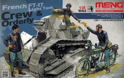 Meng HS 005 - French FT-17 Tank Crew & Orderly - Figuren - 1:35