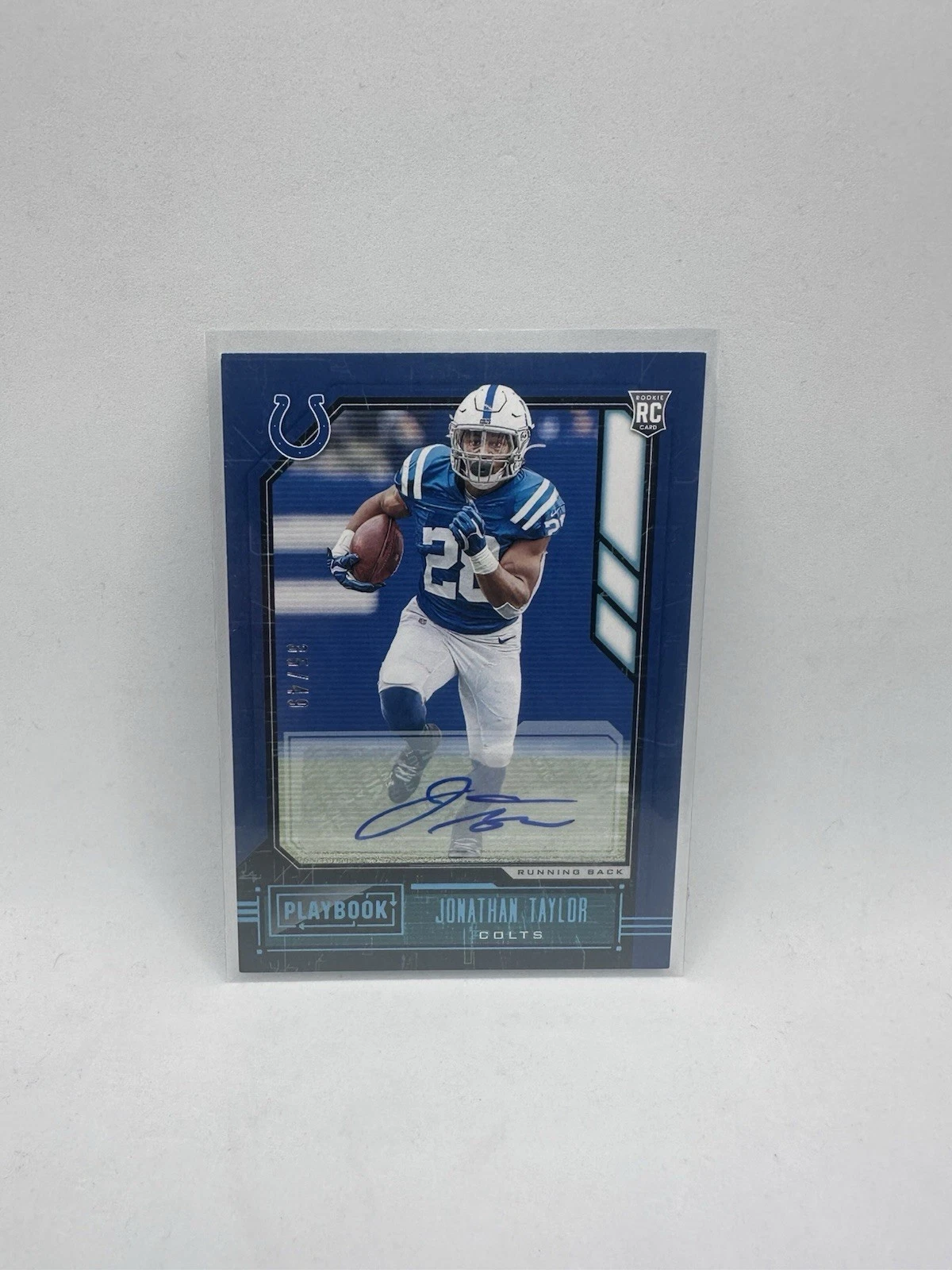 Jonathan Taylor Panini Playbook #117 Signature-Platinum