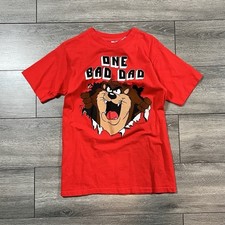 Vintage Artex Looney Tunes Tasmanian Devil Graphic Red kids T-Shirt Size M