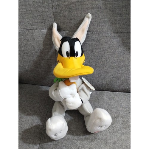 Hallmark Looney Tunes Daffy Duck Easter Bunny Rabbit Plush With Sound 12" Tested - Picture 1 of 7