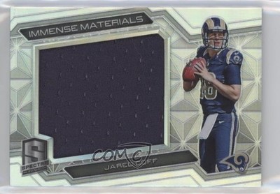 2016 Panini Spectra Immense Materials /199 Jared Goff #1 Rookie RC z5i