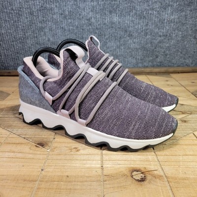 SOREL Kinetic Lace Women's 9.5 Knit Purple Sage Athletic Shoe Comfort Running