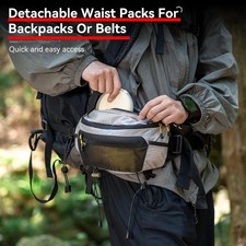 Outdoor Dyneema Fiber Sports Waterproof  Waist Bag Mountaineering Men Women