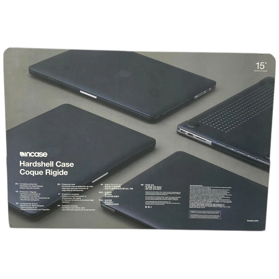 Funda rígida negra Incase para MacBook Pro de 15" con ranuras de ventilación Foto 2 de 2